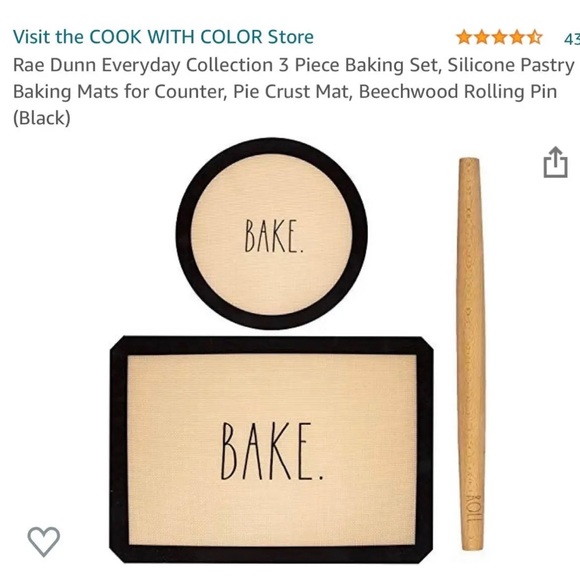 Rae Dunn Everyday Collection 3 Piece Baking Set Brand New in the Box - Picture 5 of 5